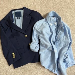Janie and Jack Sport Coat and matching dress shirt